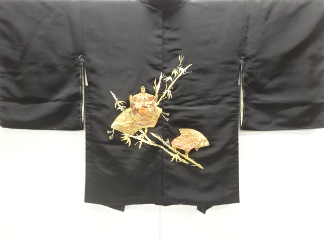 時代道具模様刺繍絵羽織